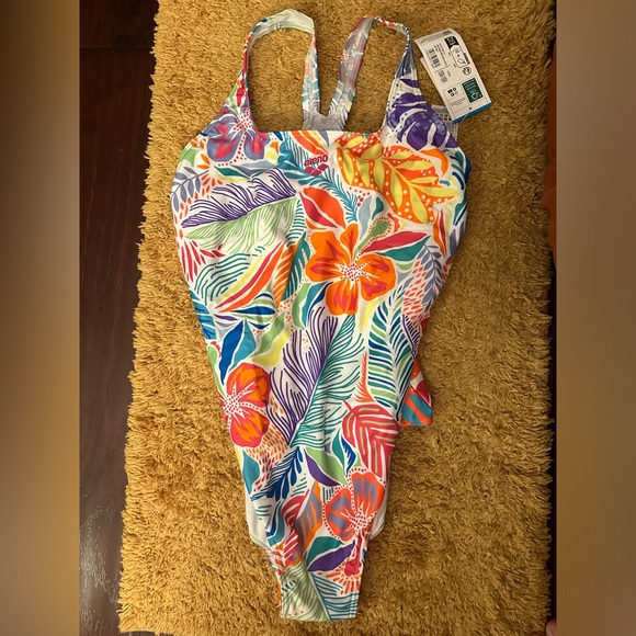 ARENA Allover Pro Back Plus One Piece swimsuit NWT - Picture 3 of 6
